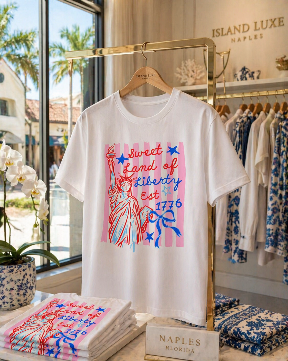 Statue of Liberty T-Shirt – RELLE Fashion & Lifestyle – Product Image