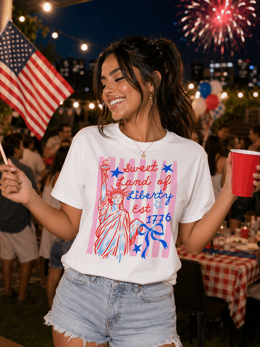 Statue of Liberty T-Shirt – RELLE Fashion & Lifestyle – Product Image