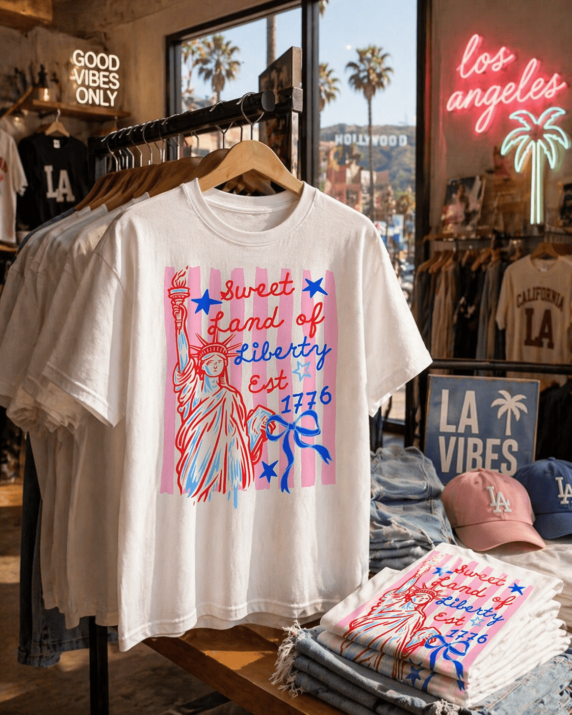 Statue of Liberty T-Shirt – RELLE Fashion & Lifestyle – Product Image