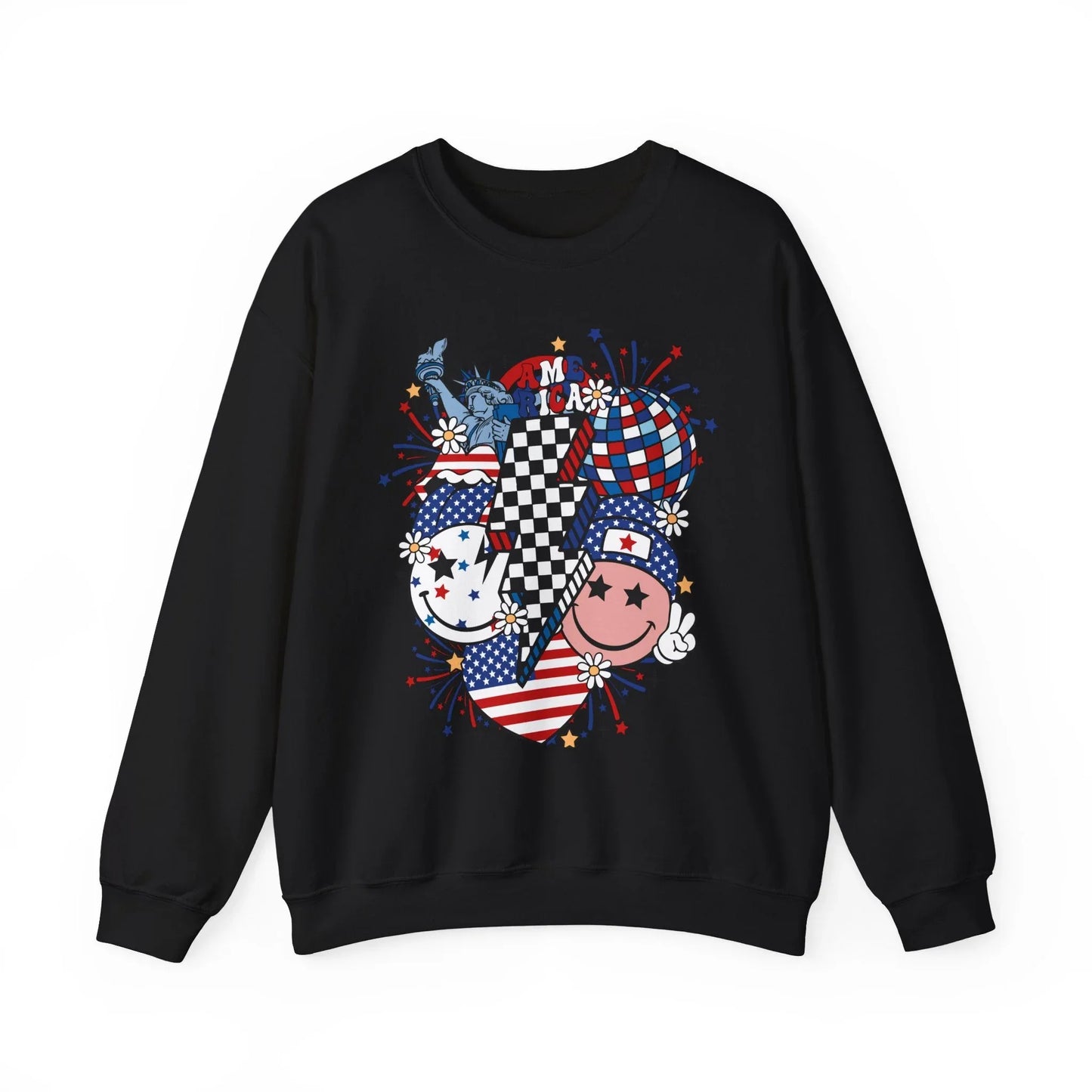 Statue of Smiles Sweatshirt | Unisex - Black / S
