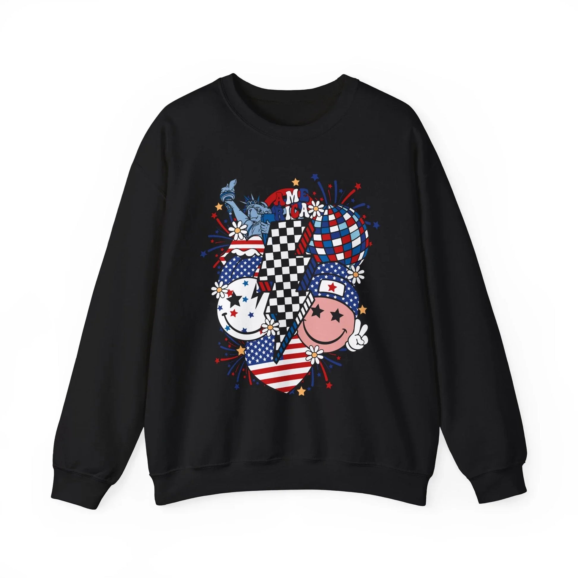 Statue of Smiles Sweatshirt | Unisex - Black / S