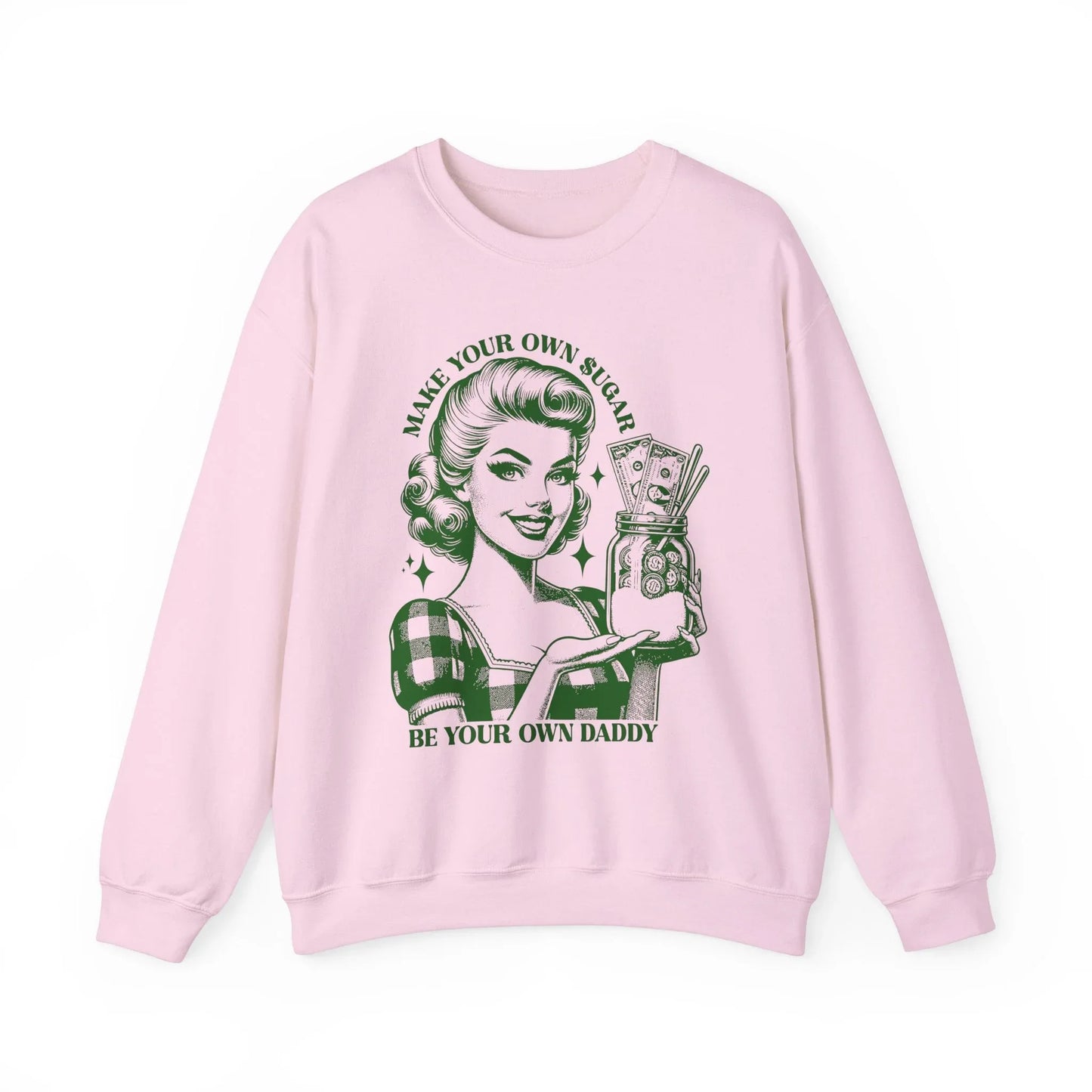Sugar Mommy Sweatshirt - Light Pink / S