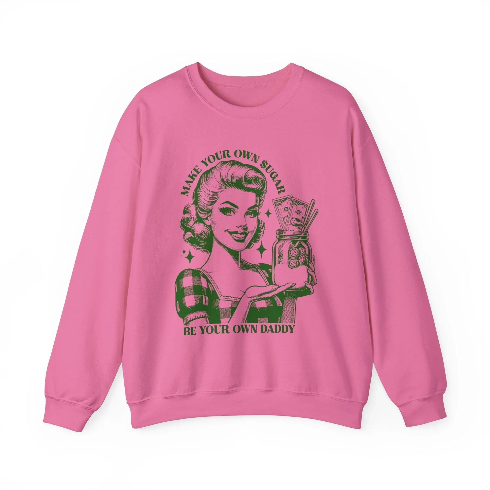 Sugar Mommy Sweatshirt - Safety Pink / S