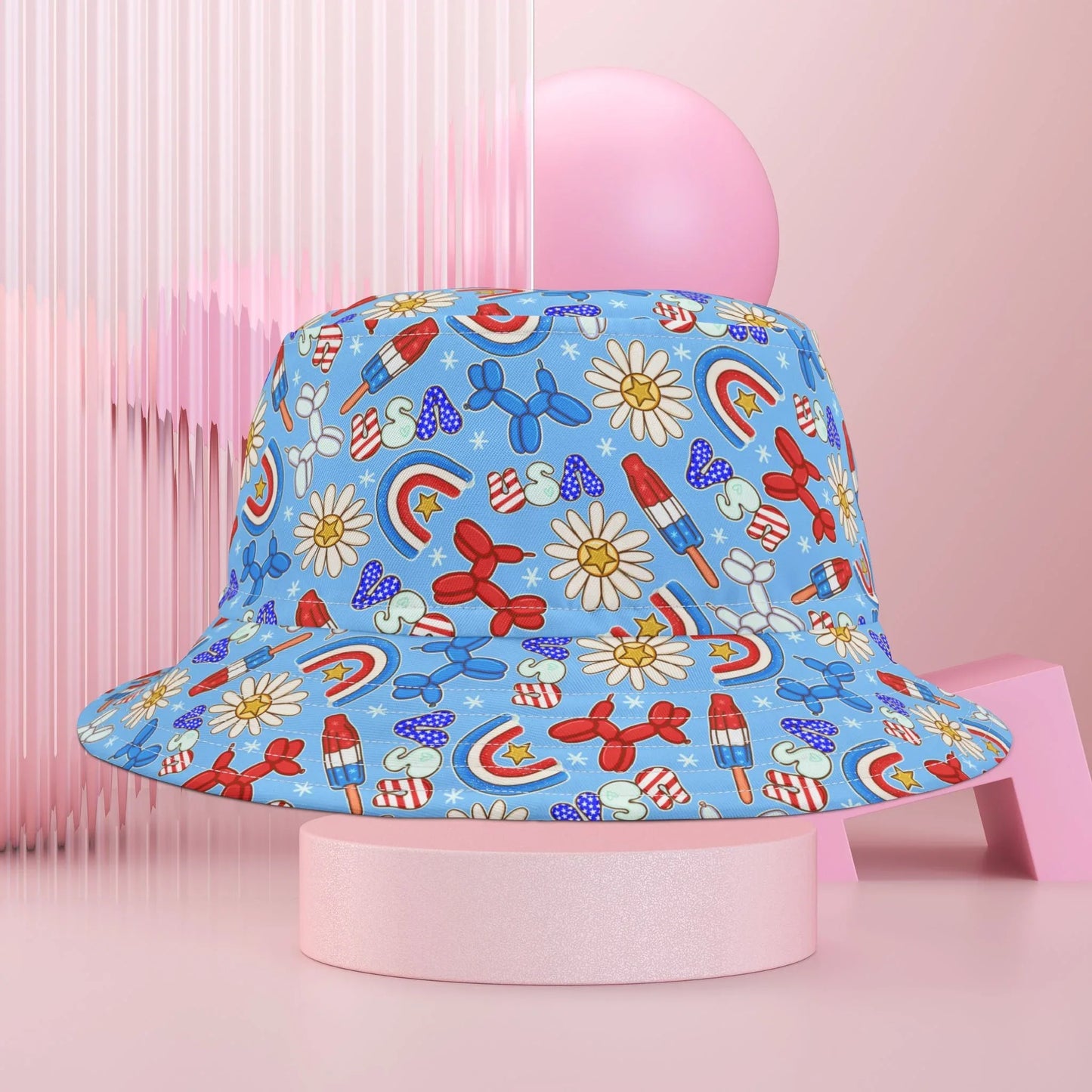 Sunny Celebrations Custom Bucket Hat - Small / White stitching - Hats