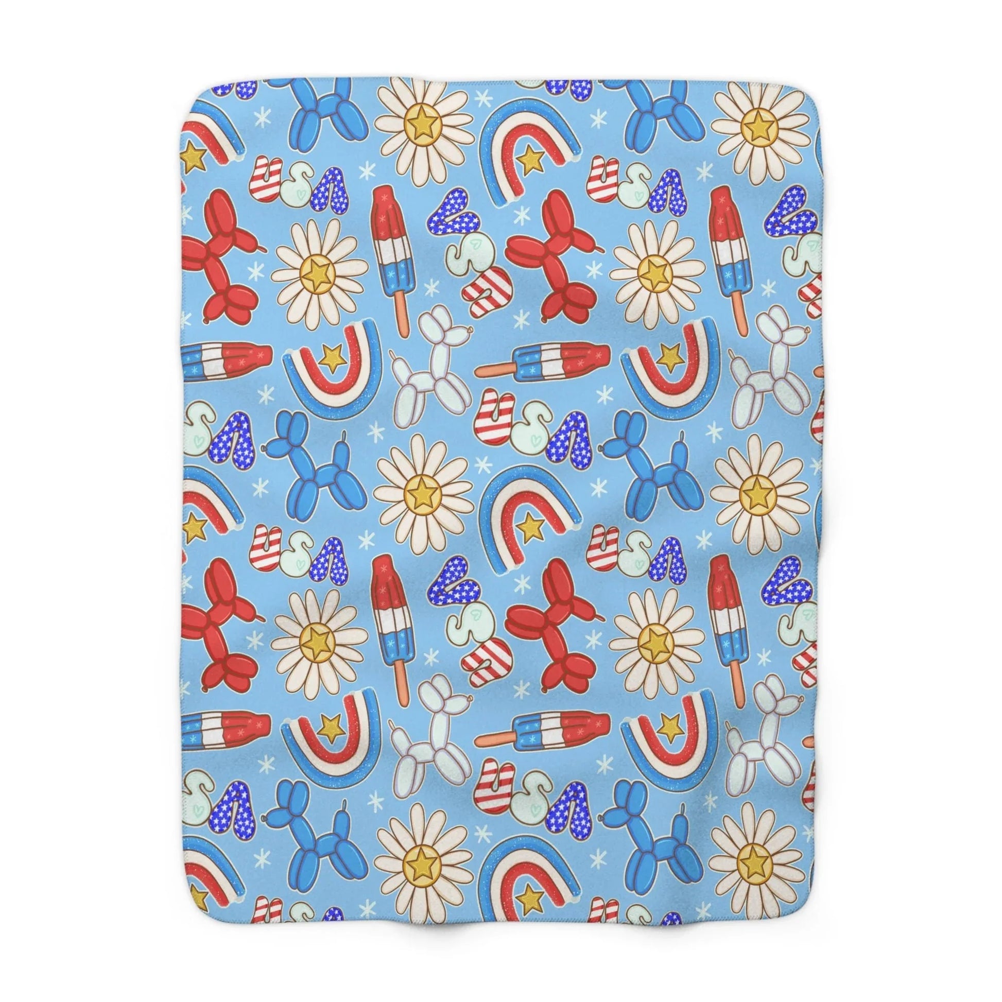 Sunny Celebrations Sherpa Fleece Blanket - 50’’ × 60’’ - Home Decor