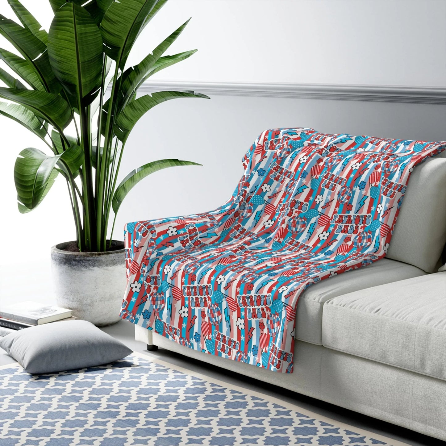 Sunny Celebrations Sherpa Fleece Blanket - 50’’ × 60’’ - Home Decor