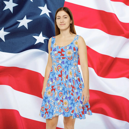 Sunny Celebrations Skater Dress - All Over Prints