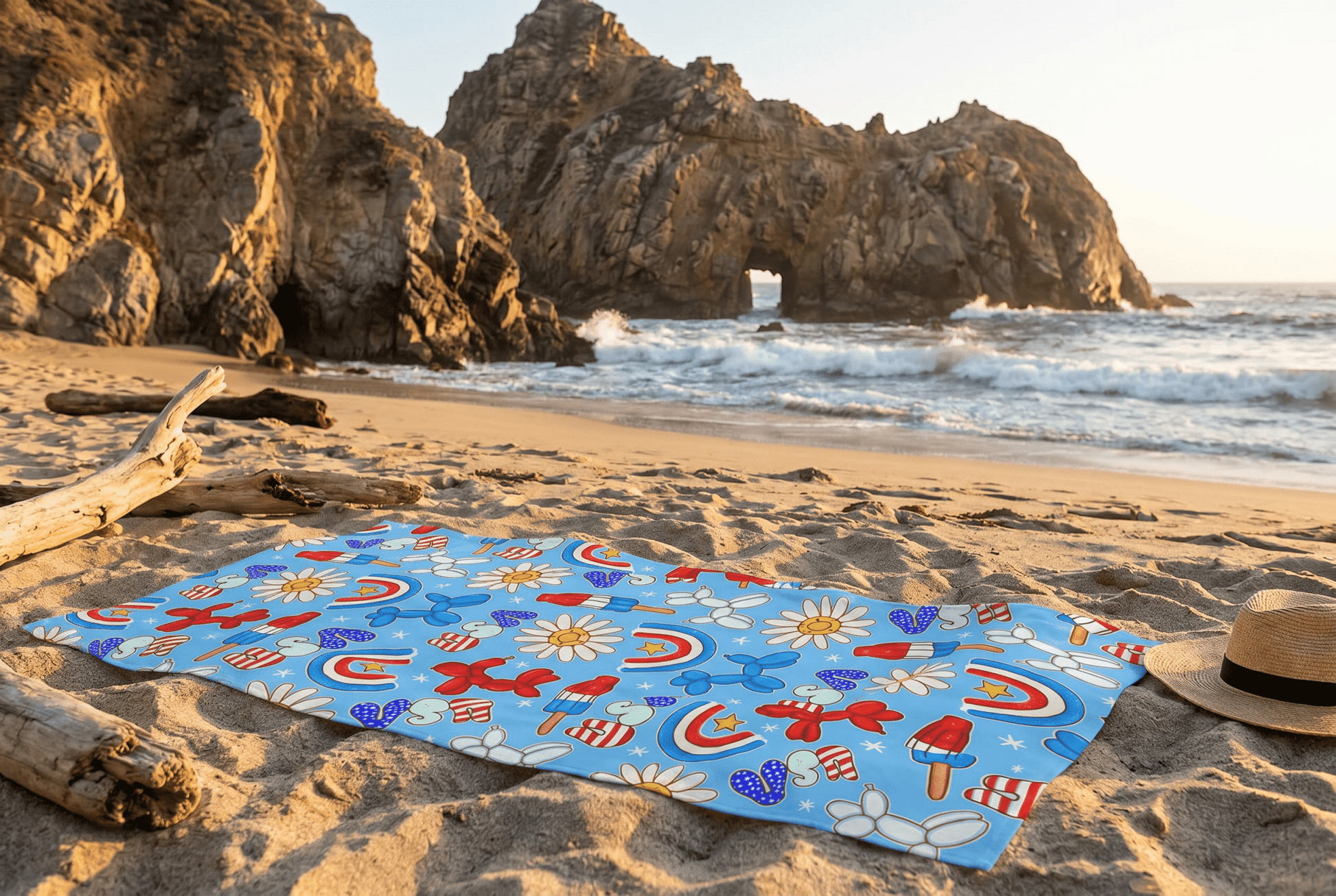Sunny Celebrations Towel – RELLE Fashion & Lifestyle – Product Image