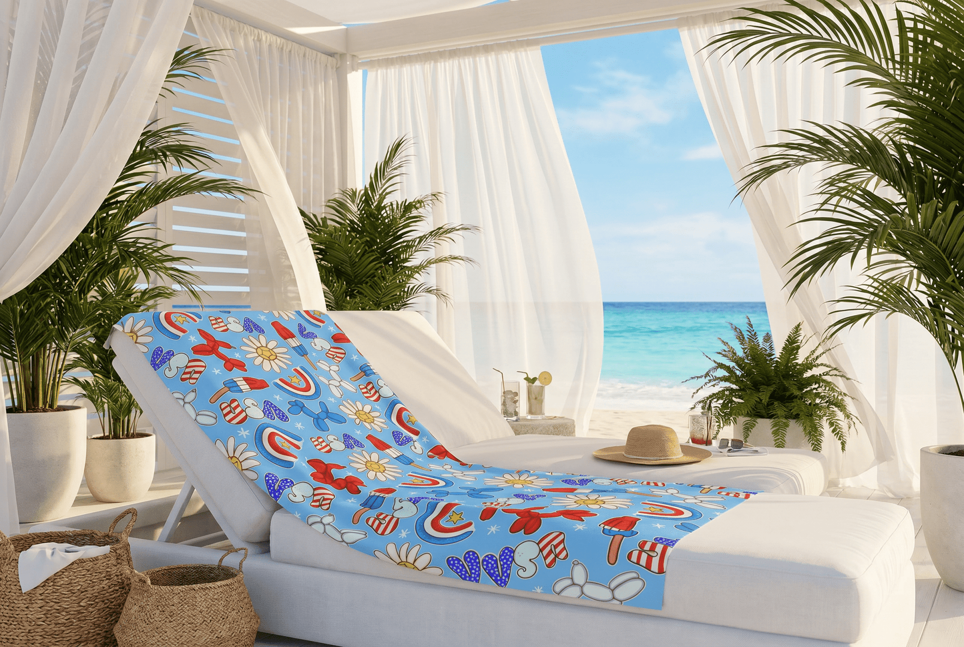 Sunny Celebrations Towel – RELLE Fashion & Lifestyle – Product Image