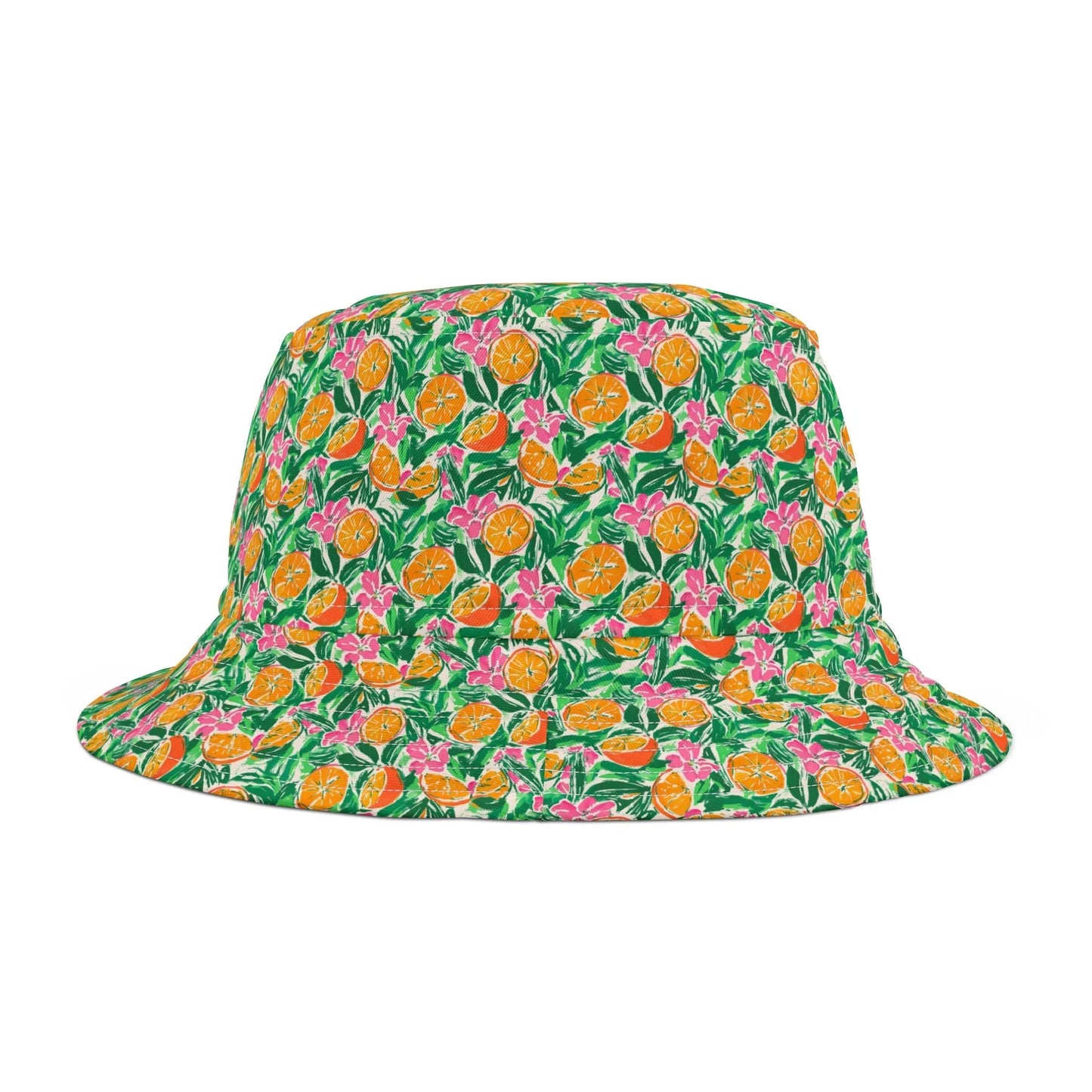 Sunshine Citrus Bucket Hat - Small / White stitching - Hats