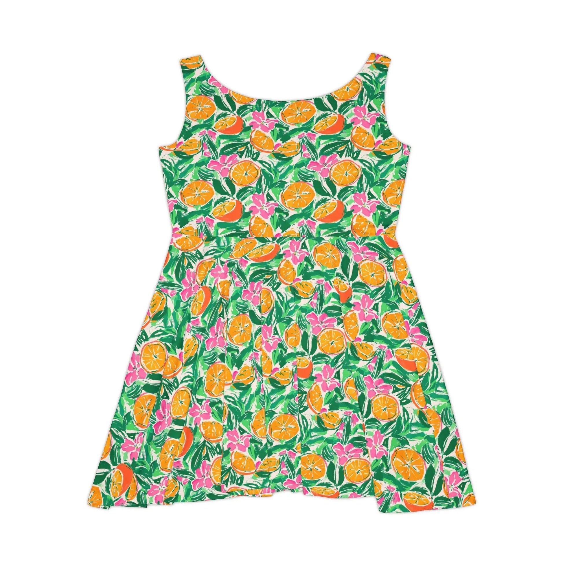 Sunshine Citrus Skater Dress - All Over Prints