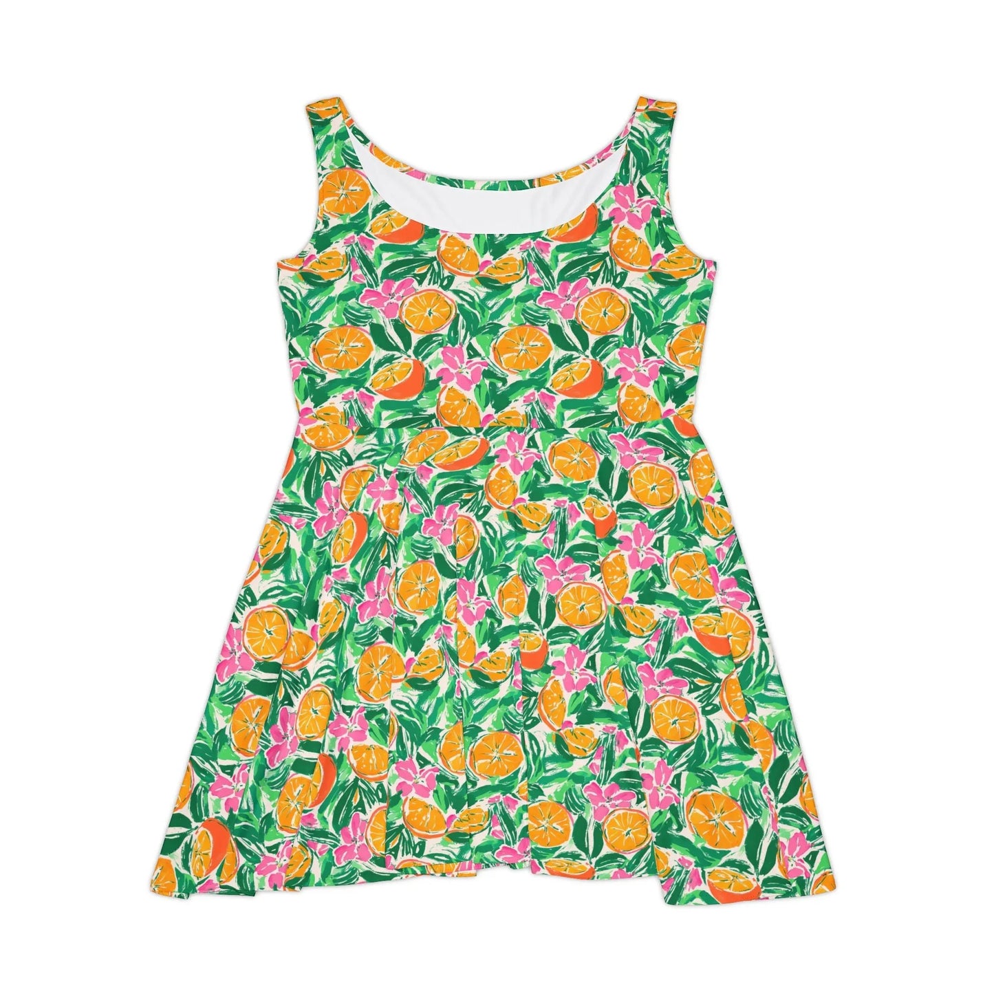 Sunshine Citrus Skater Dress - XS - All Over Prints