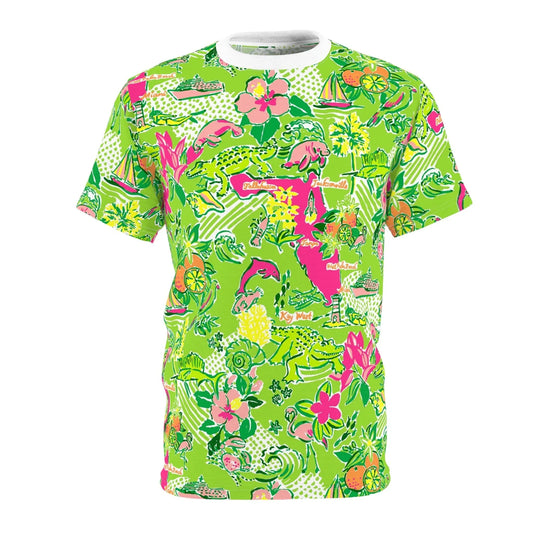 Sunshine State All-Over-Print T-Shirt - White stitching / 4 oz. / S - All Over Prints