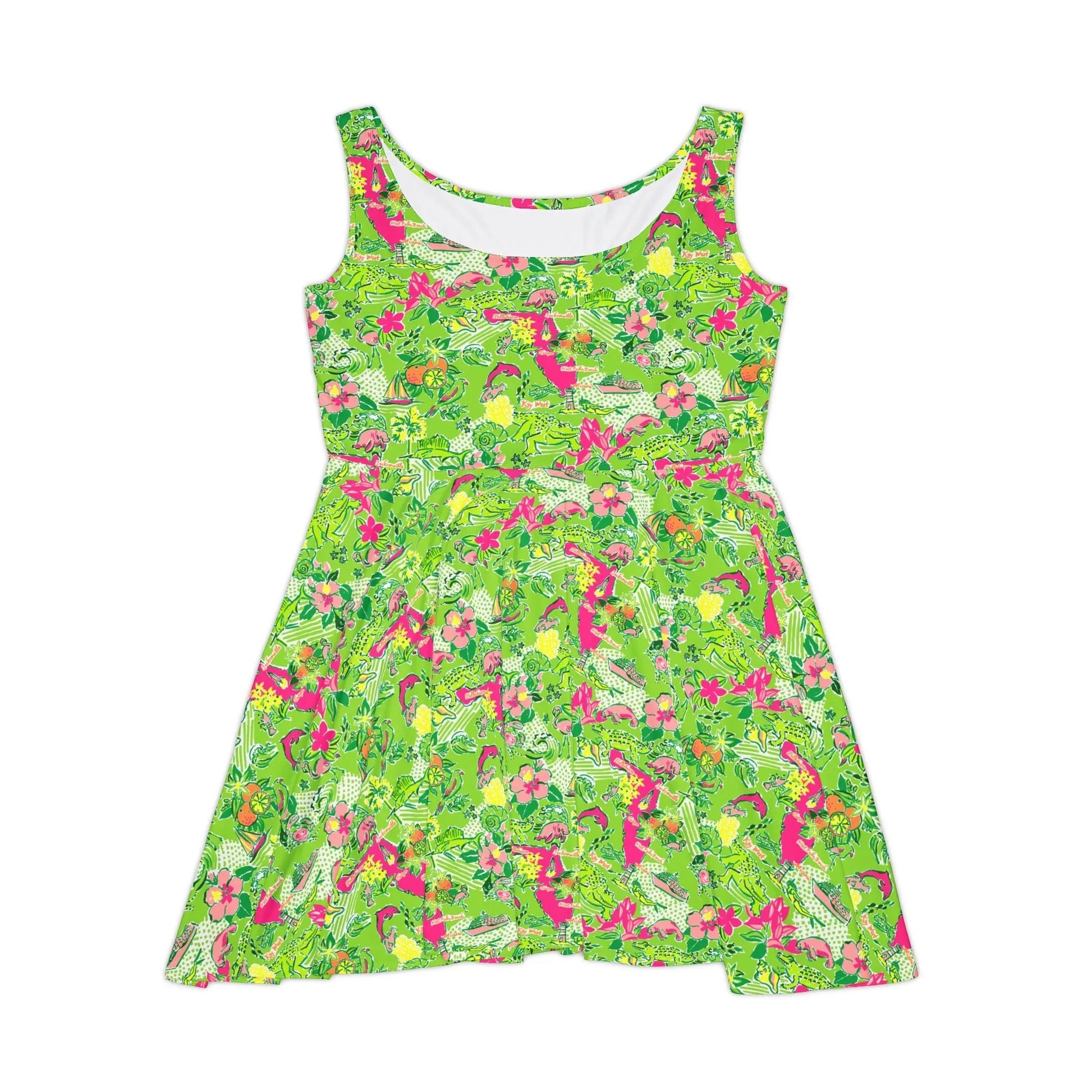 Sunshine State Skater Dress - XS - All Over Prints