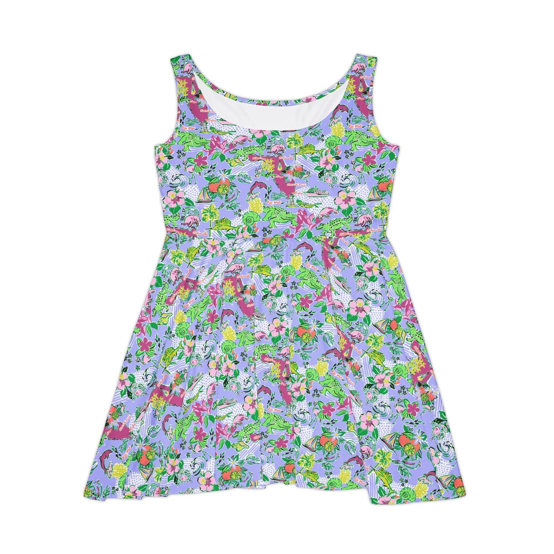 Sunshine State Skater Dress - XS - All Over Prints
