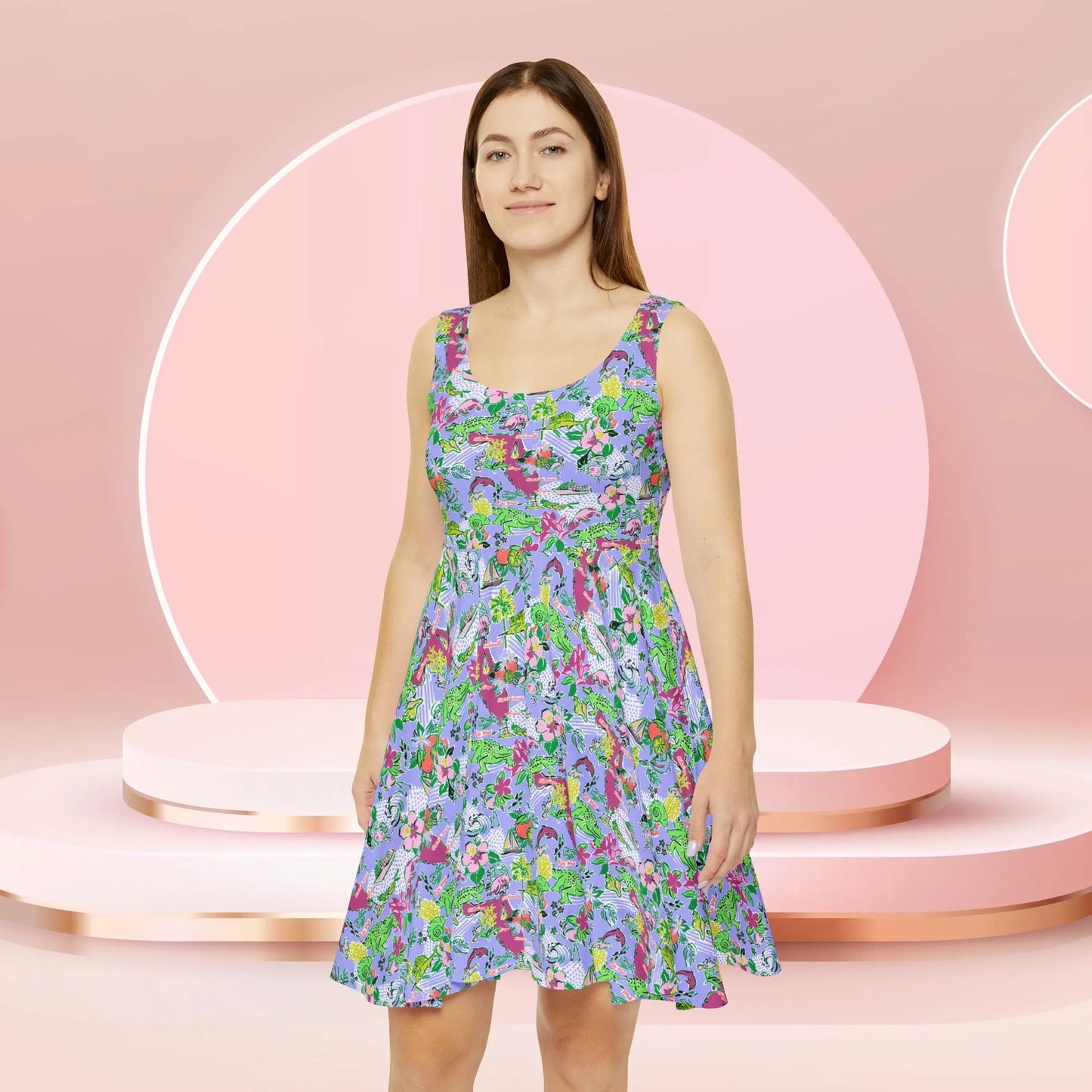 Sunshine State Skater Dress - All Over Prints