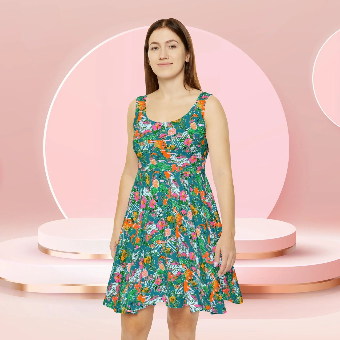 Sunshine State Skater Dress - All Over Prints