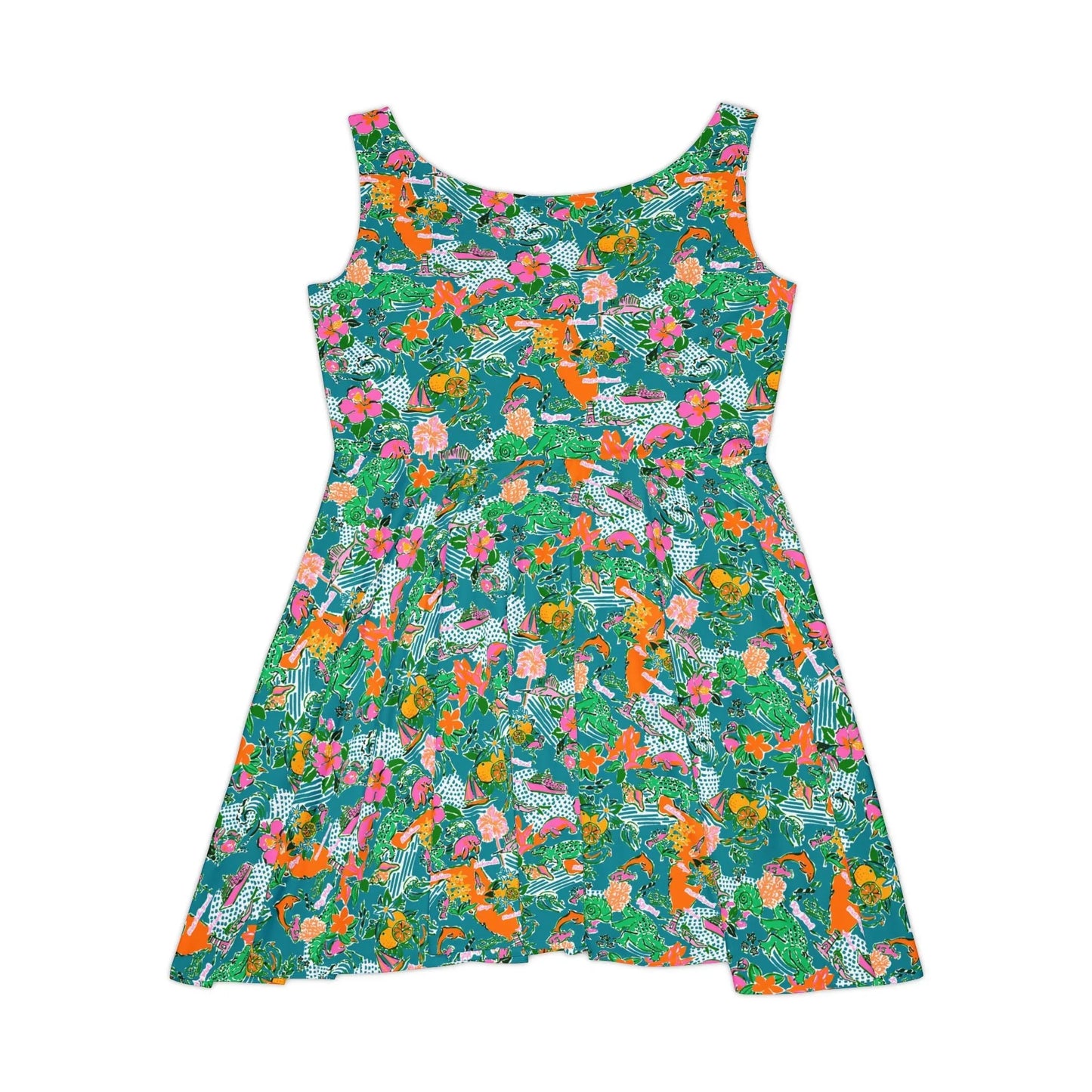 Sunshine State Skater Dress - All Over Prints