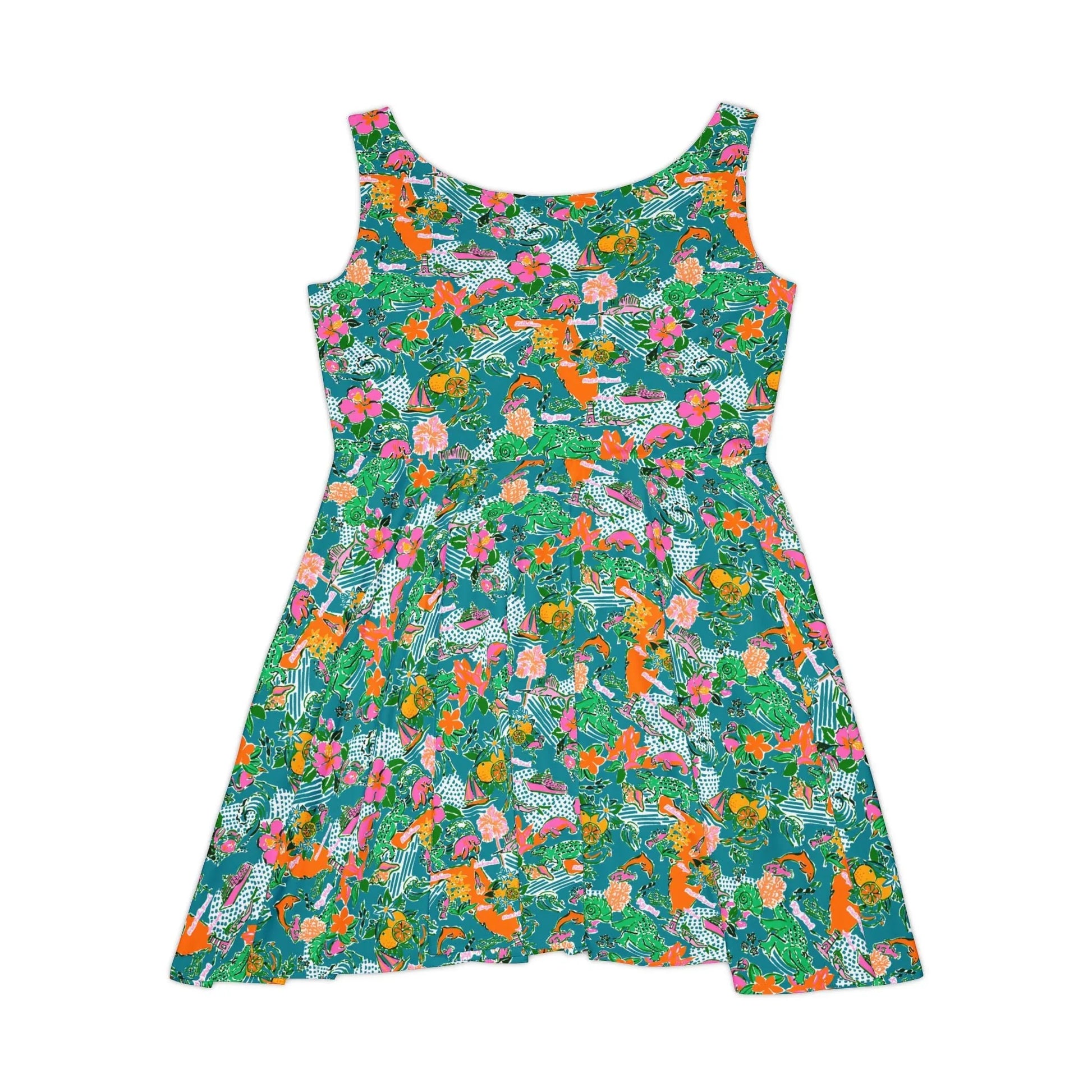 Sunshine State Skater Dress - All Over Prints
