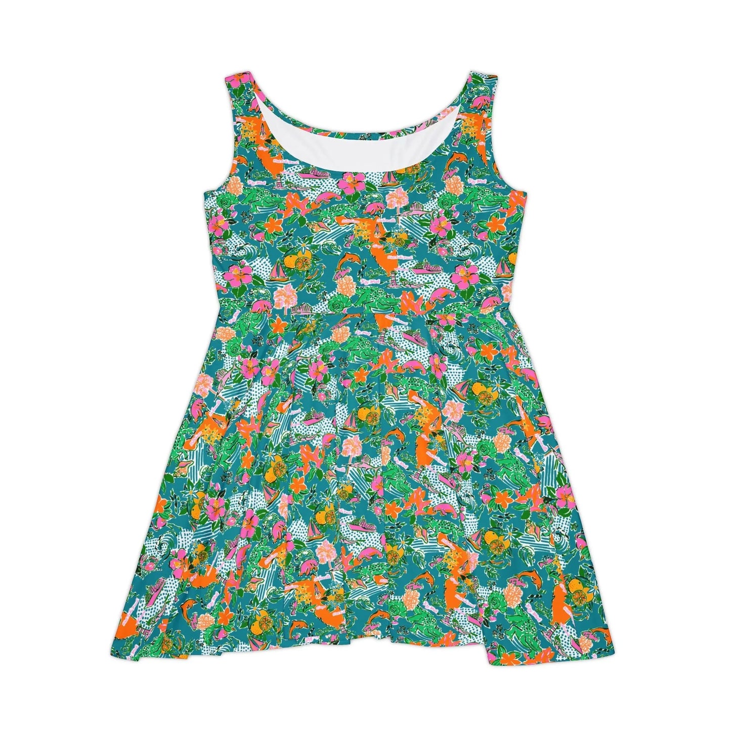 Sunshine State Skater Dress - XS - All Over Prints