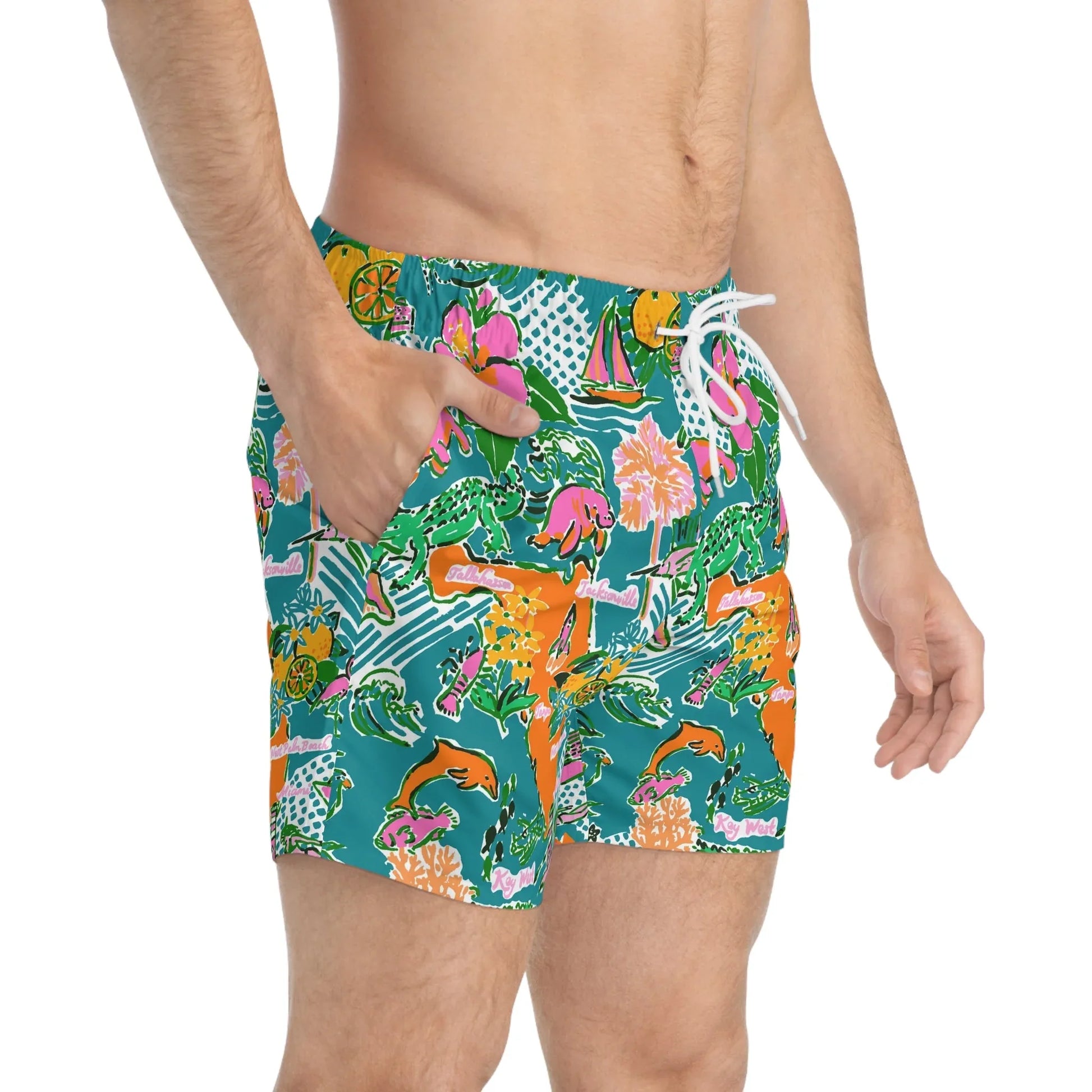 Sunshine State Swim Trunks - All Over Prints