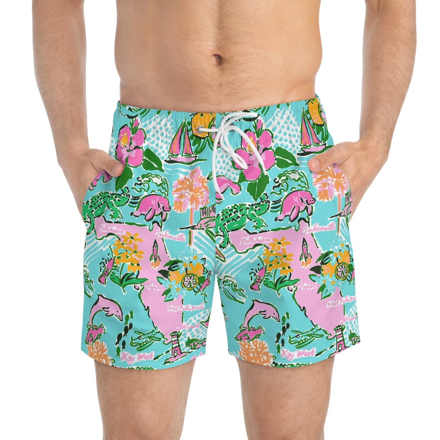 Sunshine State Swim Trunks - All Over Prints