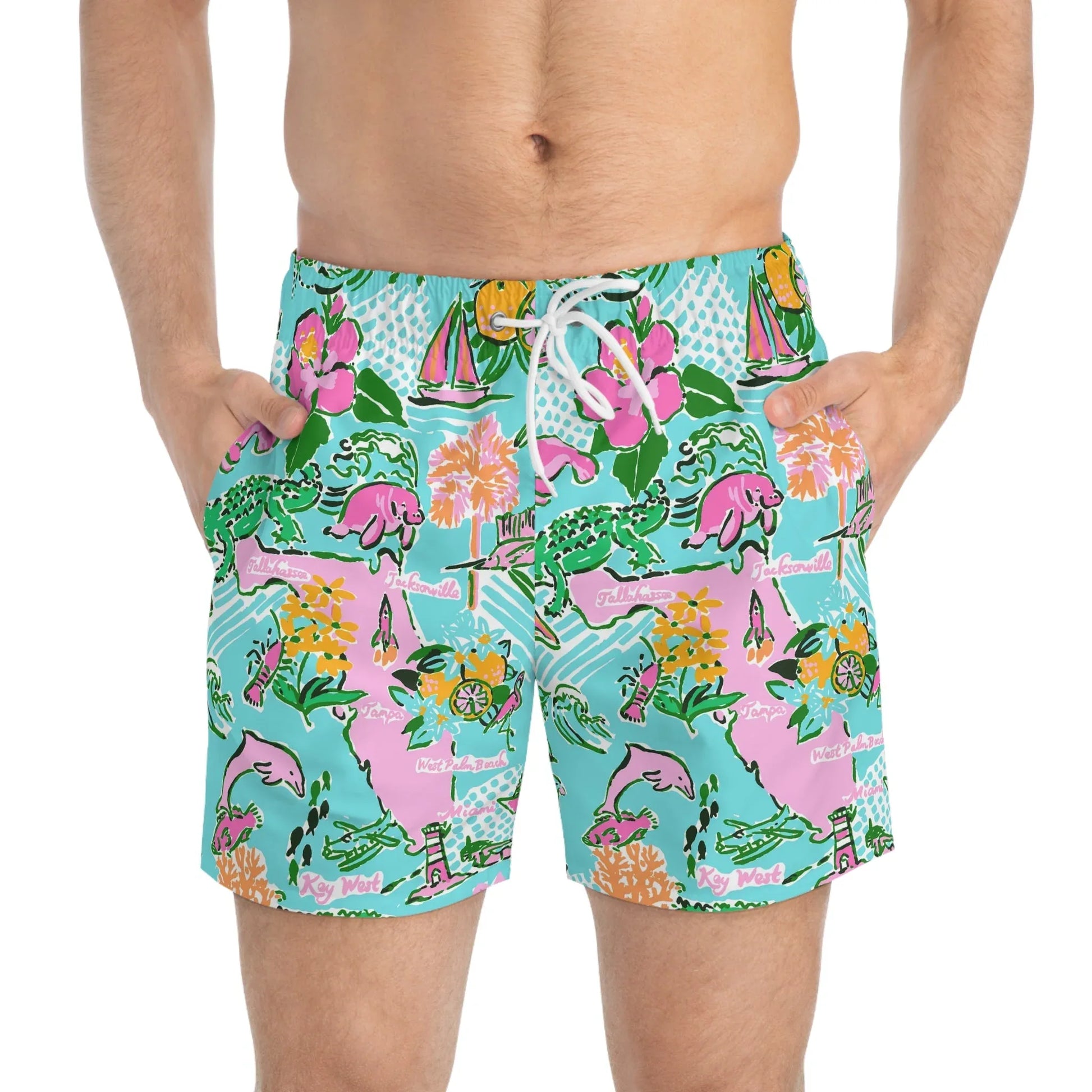 Sunshine State Swim Trunks - All Over Prints