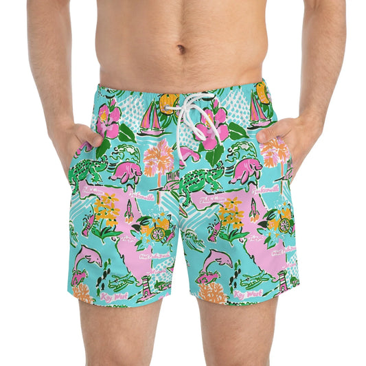 Sunshine State Swim Trunks - All Over Prints