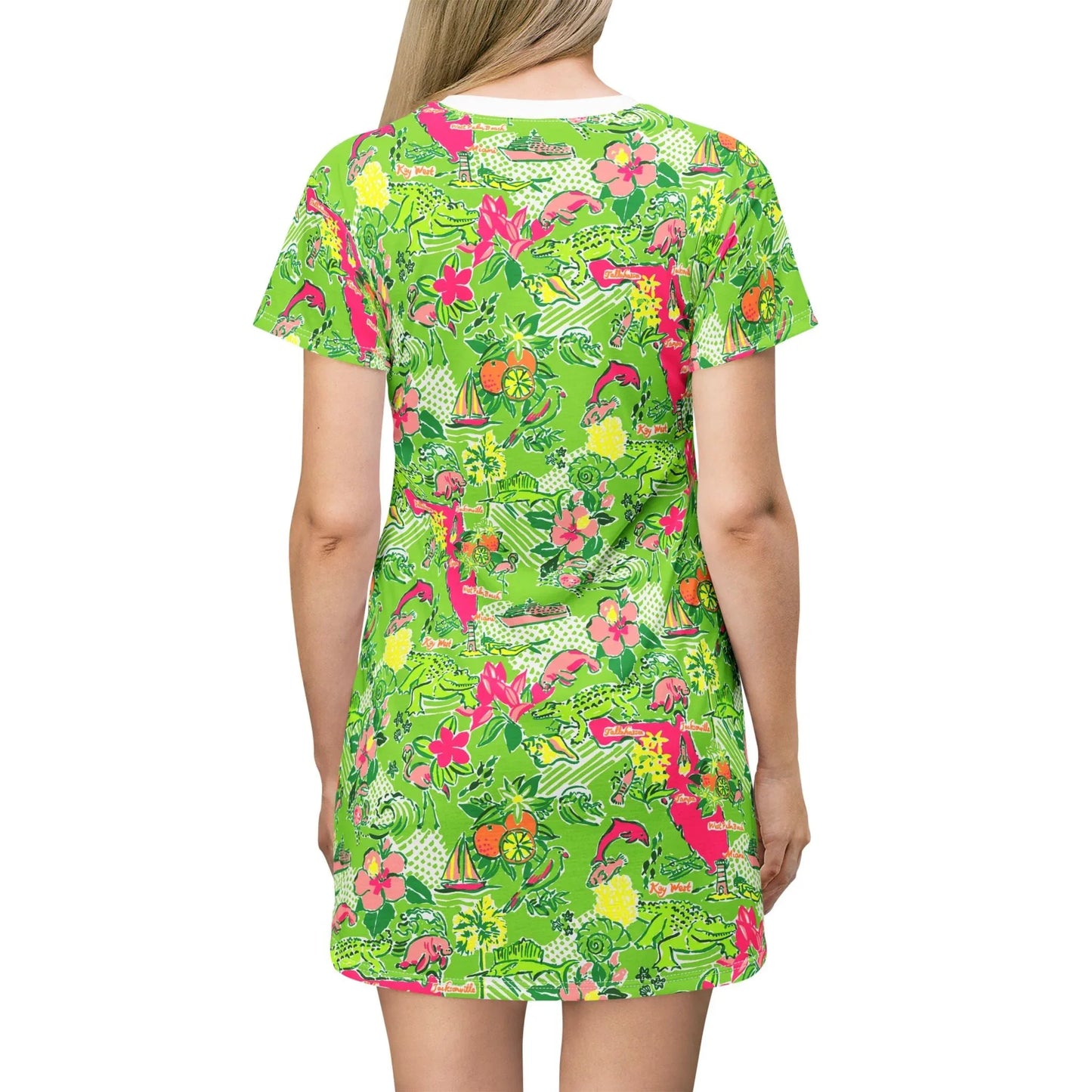 Sunshine State T-Shirt Dress - All Over Prints