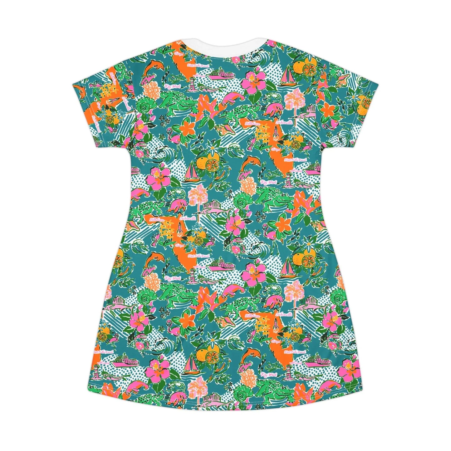 Sunshine State T-Shirt Dress - All Over Prints