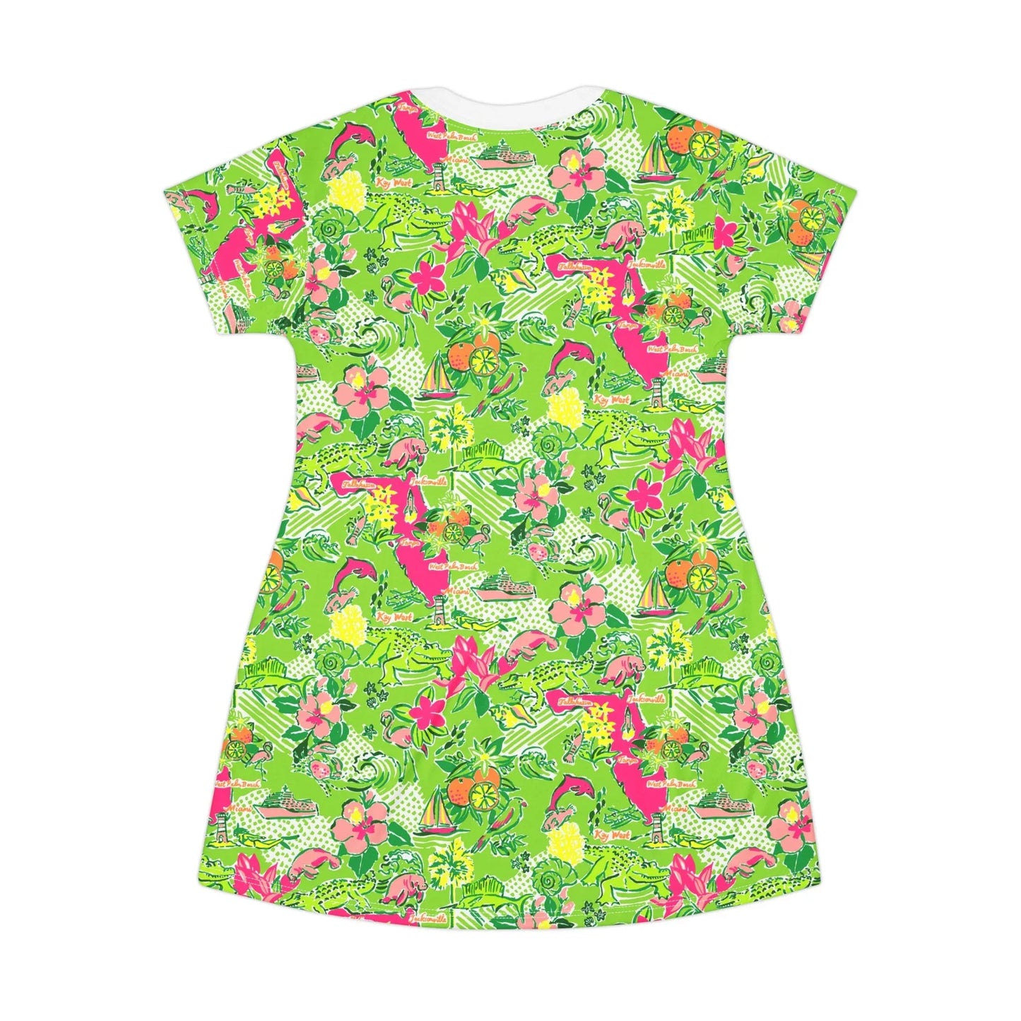 Sunshine State T-Shirt Dress - All Over Prints