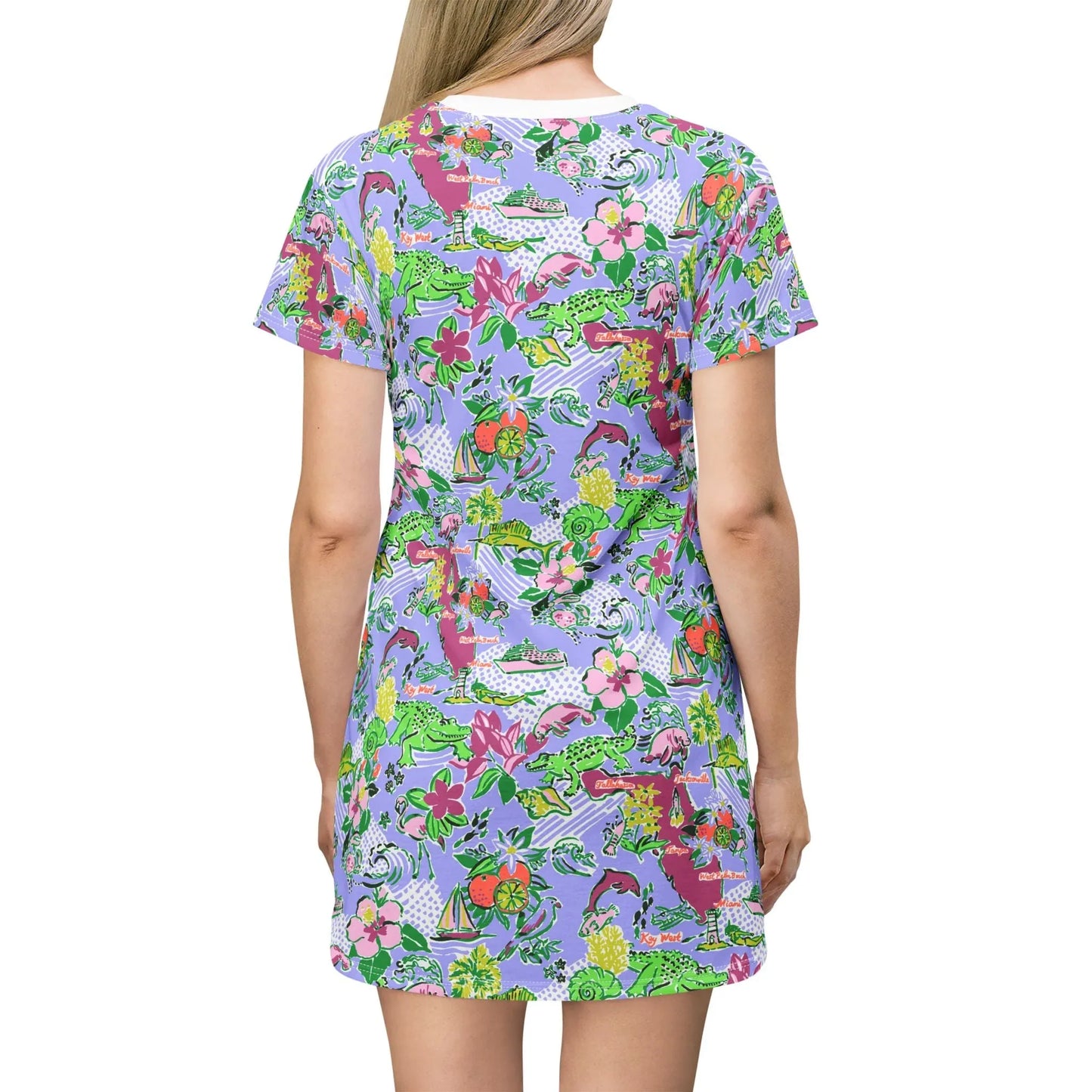 Sunshine State T-Shirt Dress - All Over Prints