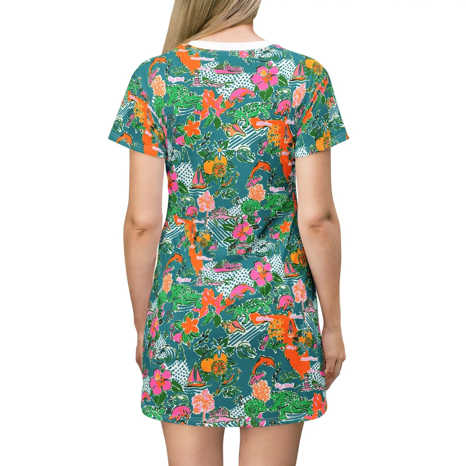 Sunshine State T-Shirt Dress - All Over Prints