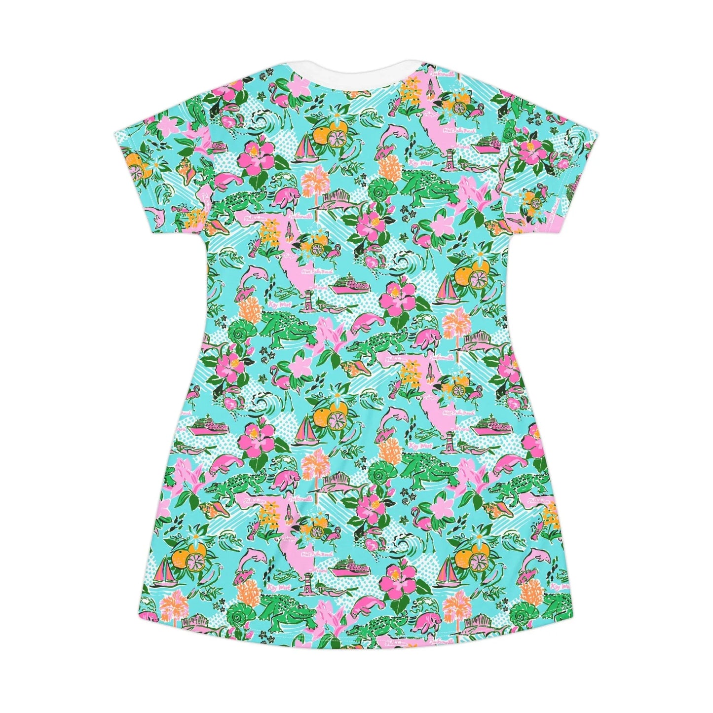 Sunshine State T-Shirt Dress - All Over Prints