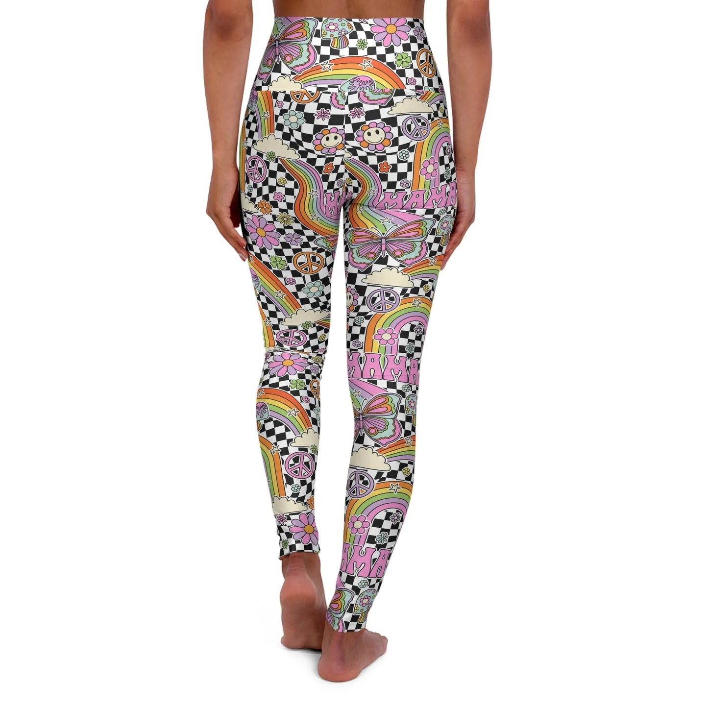 Supermom High Waisted Yoga Leggings - All Over Prints
