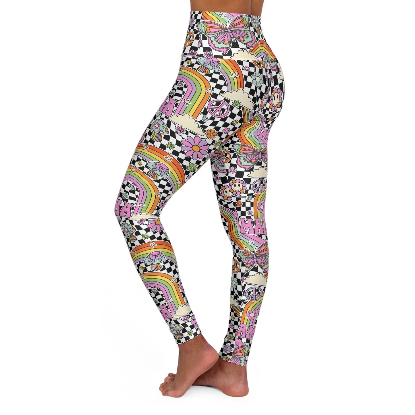 Supermom High Waisted Yoga Leggings - All Over Prints