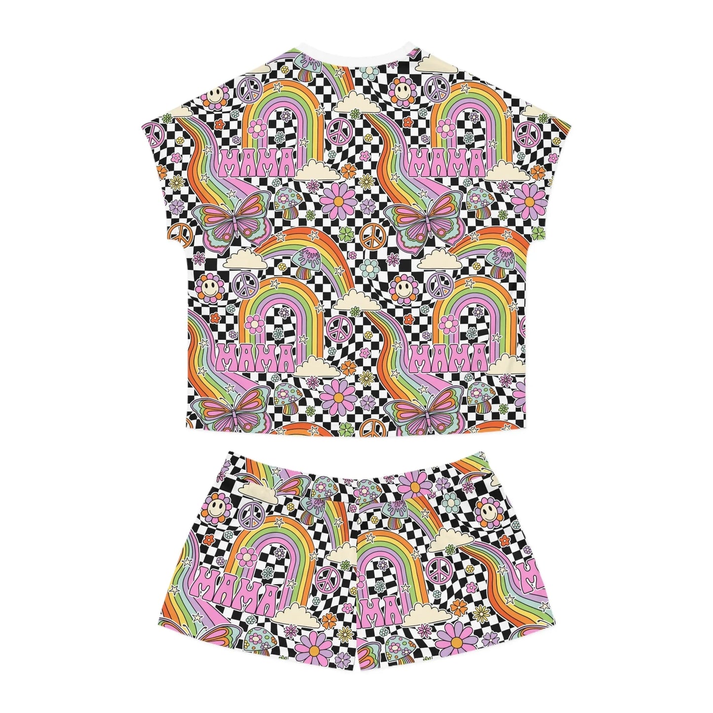 Supermom Short Pajama Set - All Over Prints