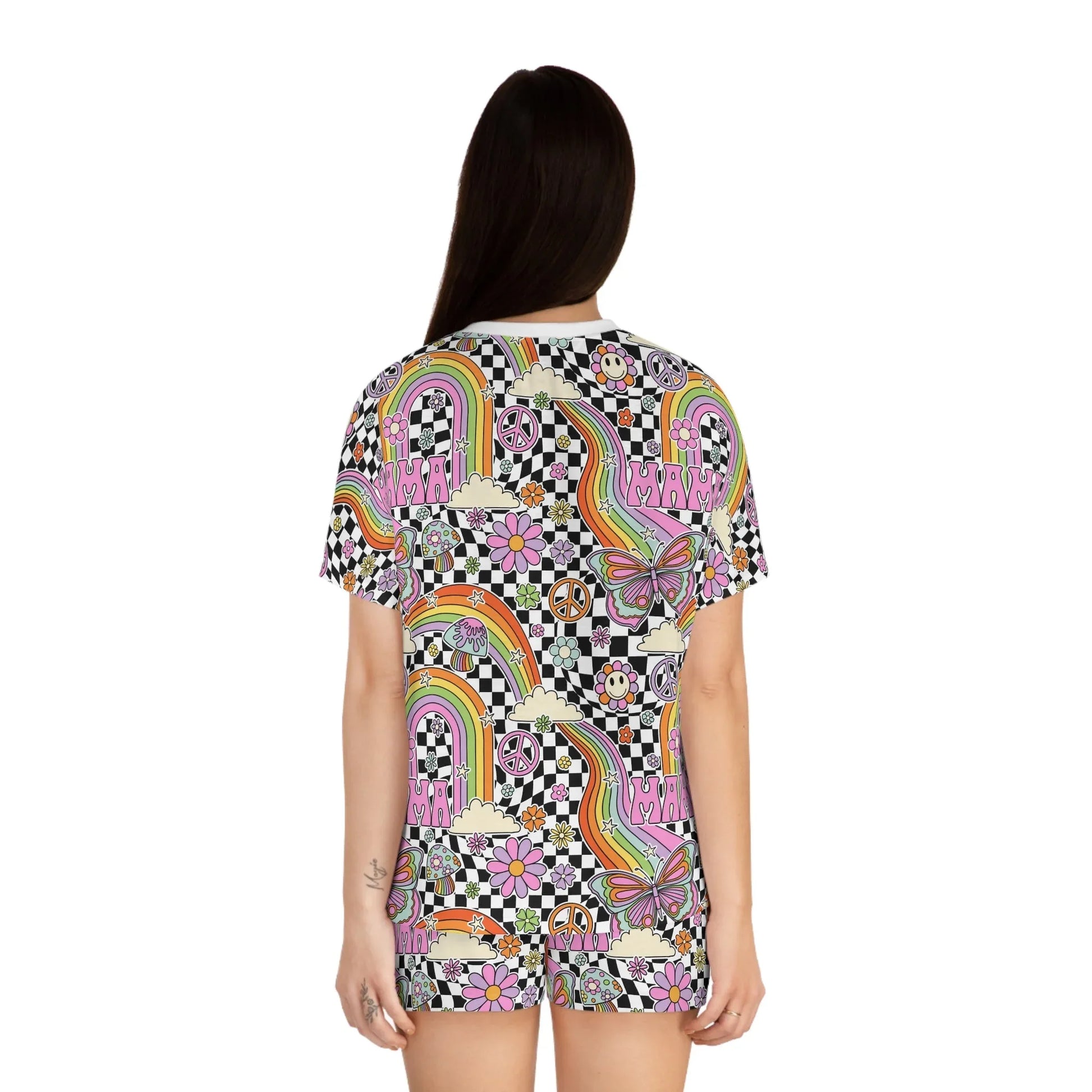 Supermom Short Pajama Set - All Over Prints