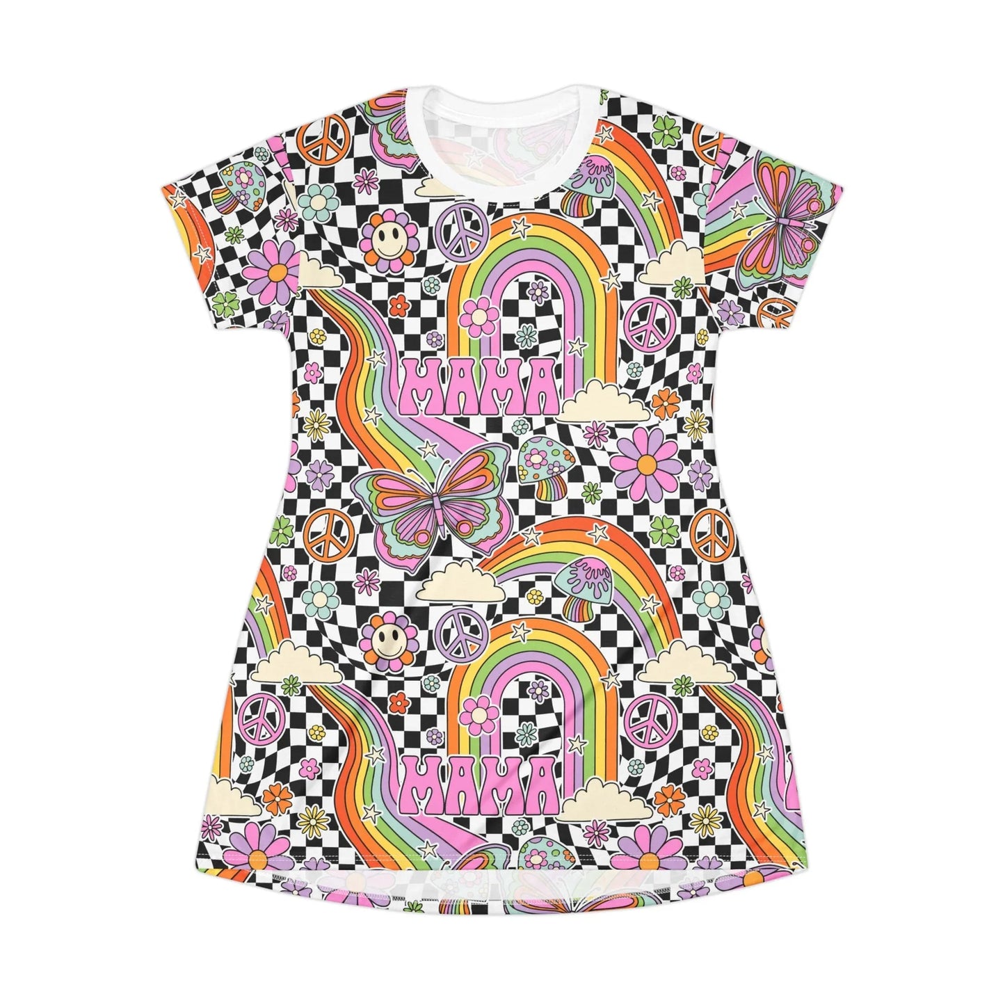 Supermom T-Shirt Dress - XS - All Over Prints