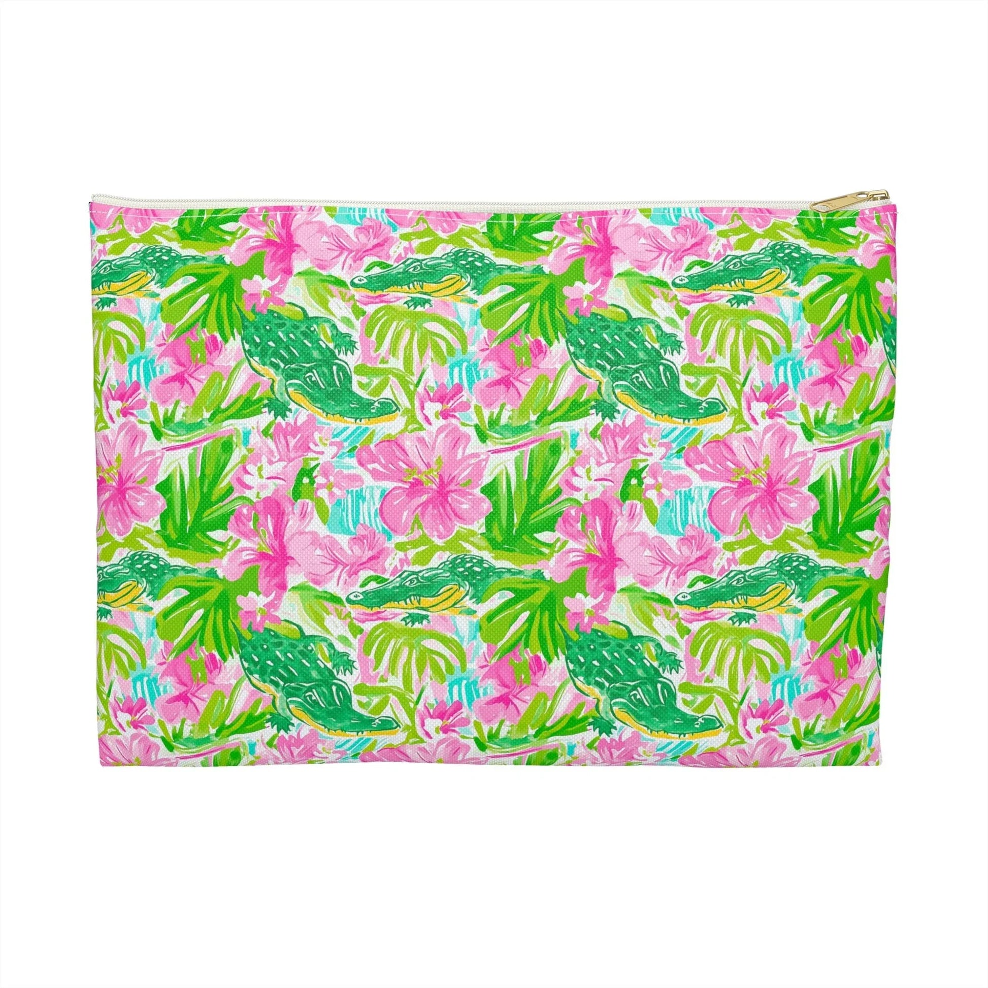 Swamp King Accessory Pouch - Large / White zipper - Bags