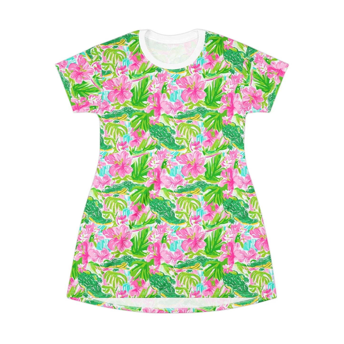 Swamp King T-Shirt Dress - XS - All Over Prints