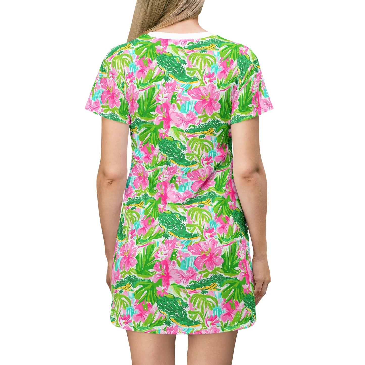 Swamp King T-Shirt Dress - All Over Prints