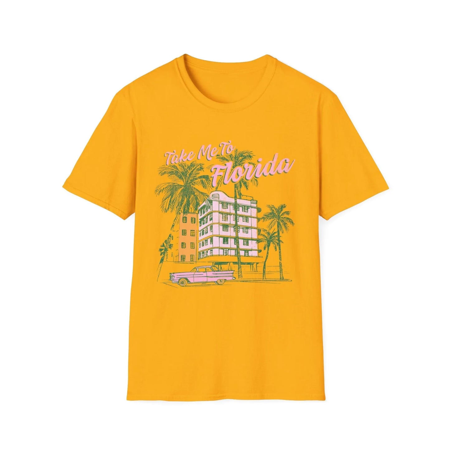 Take Me to Florida T-Shirt | Unisex - S / Gold