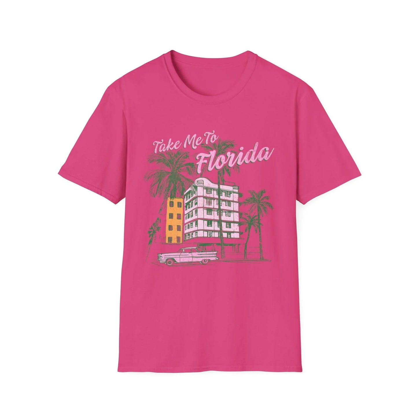 Take Me to Florida T-Shirt | Unisex - S / Heliconia