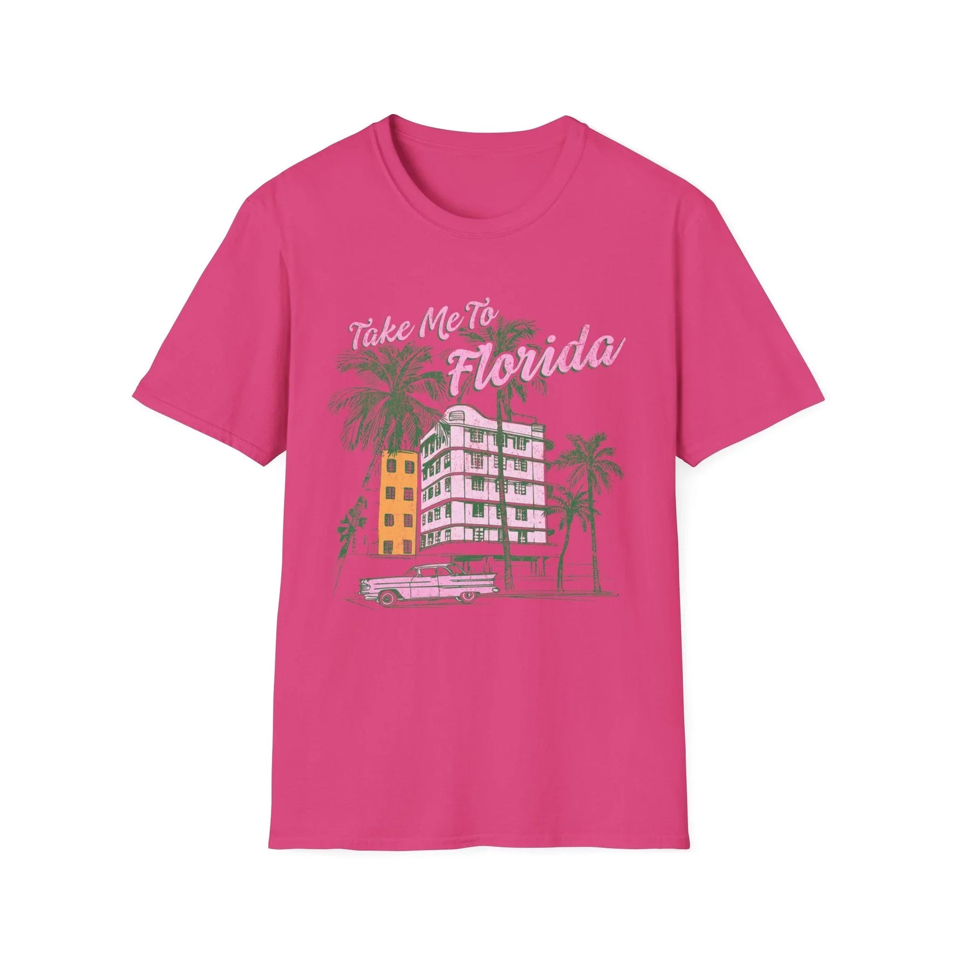 Take Me to Florida T-Shirt | Unisex - S / Heliconia
