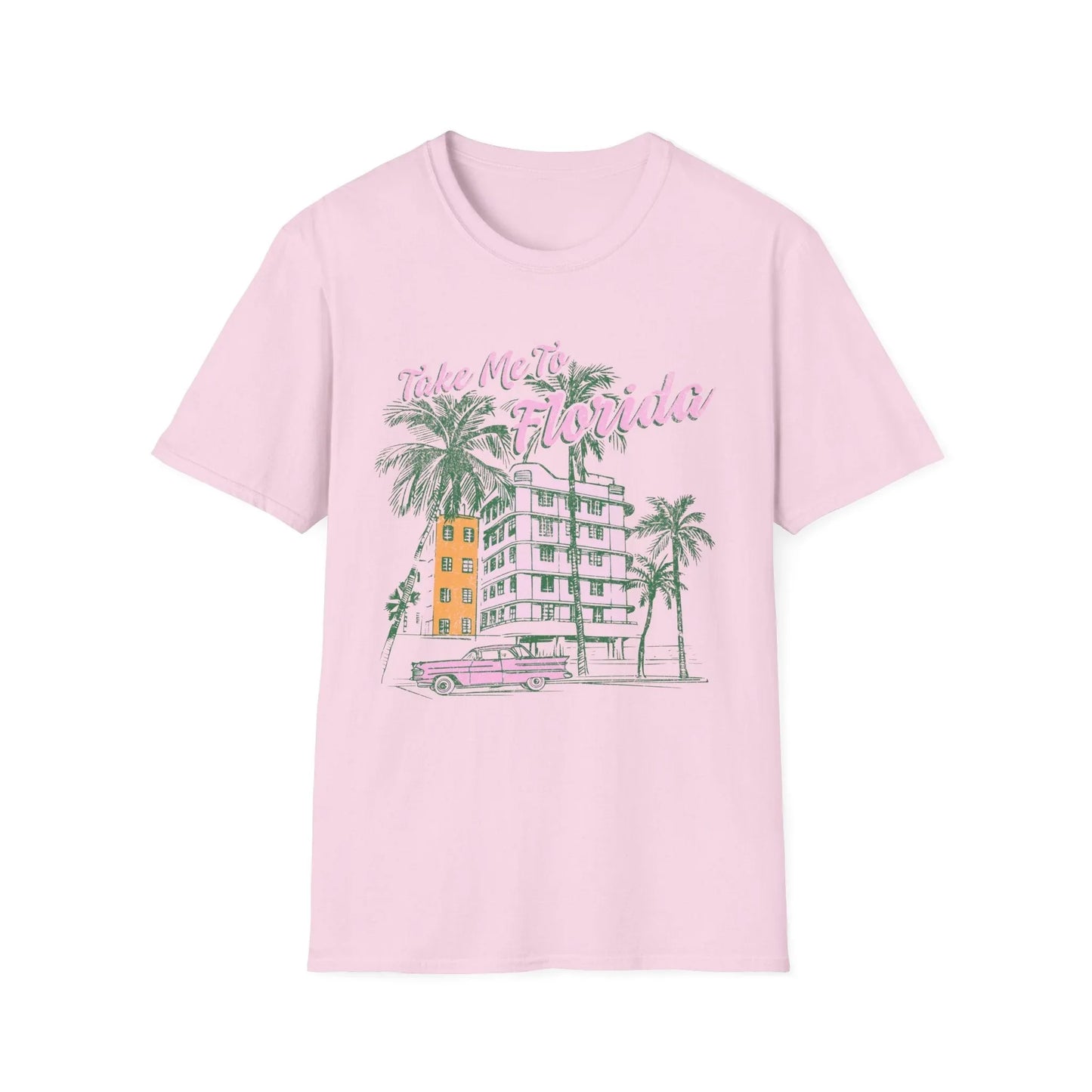 Take Me to Florida T-Shirt | Unisex - S / Light Pink