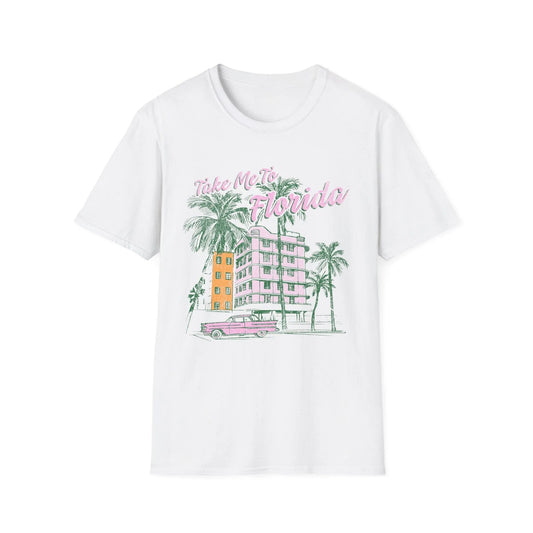 Take Me to Florida T-Shirt | Unisex - XS / White