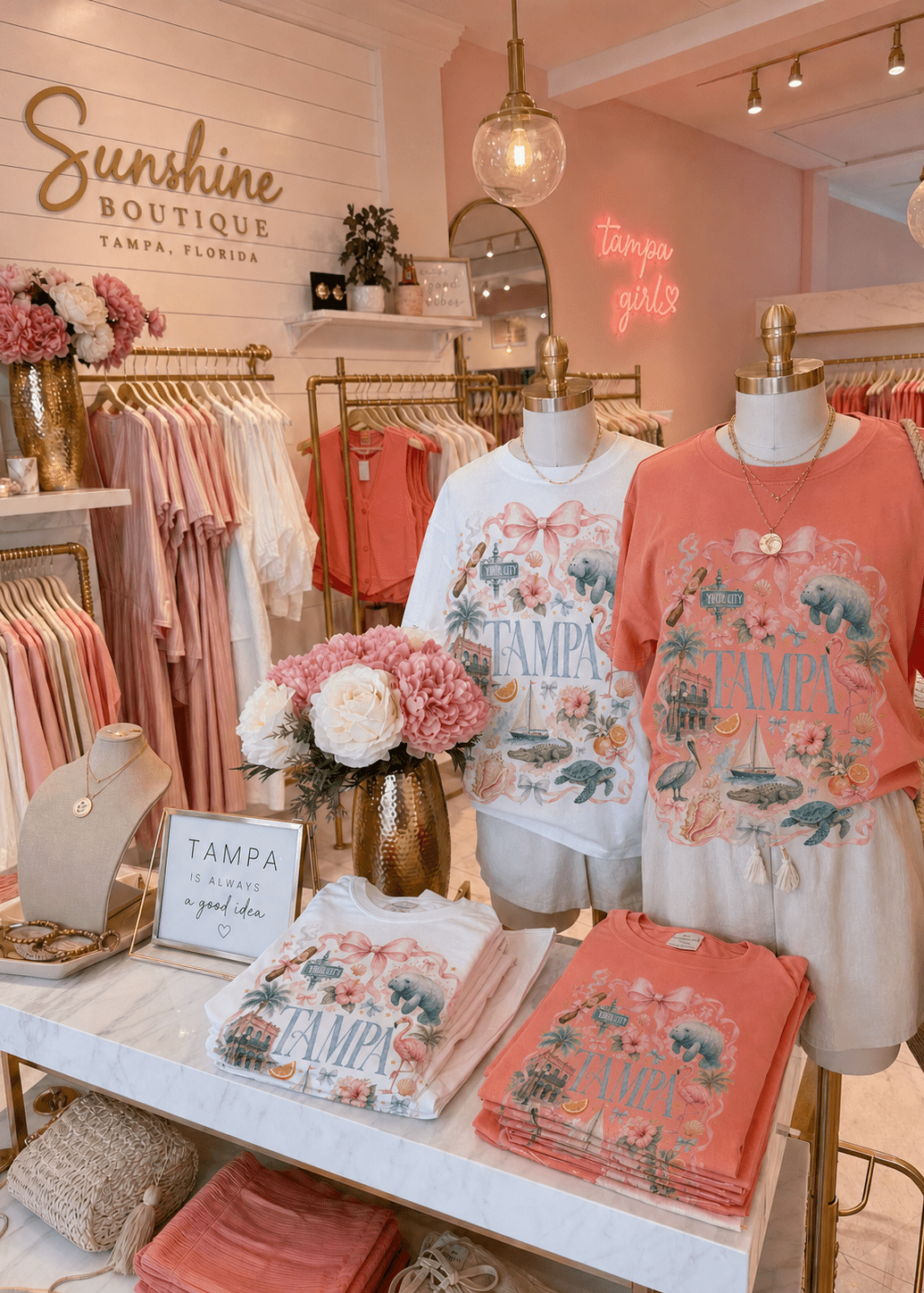 Tampa Girl T-Shirt – RELLE Fashion & Lifestyle – Product Image