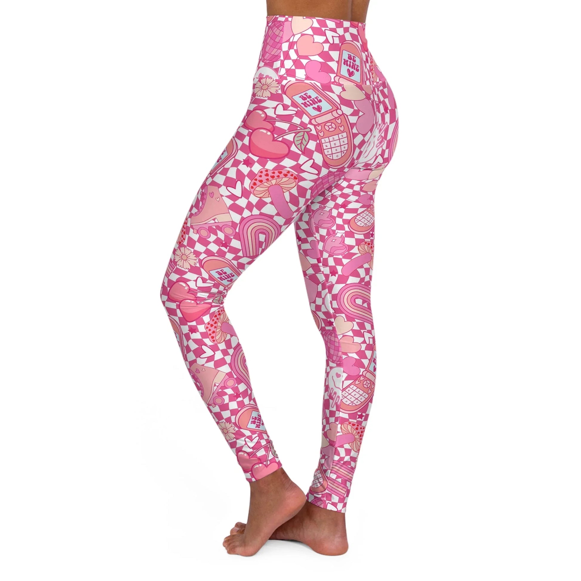The Power Within High Waisted Yoga Leggings - All Over Prints