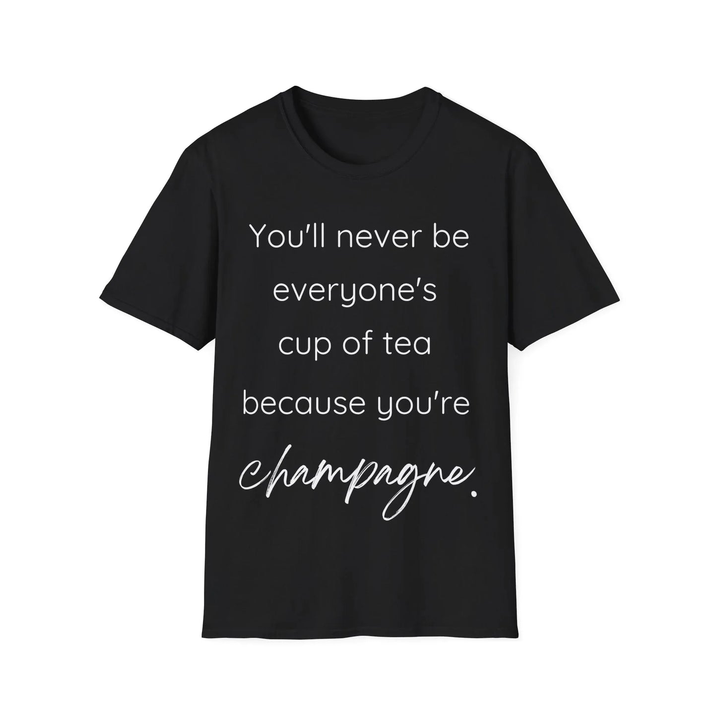 Too Bubbly for Basics | black | Unisex - Black / S - T-Shirt